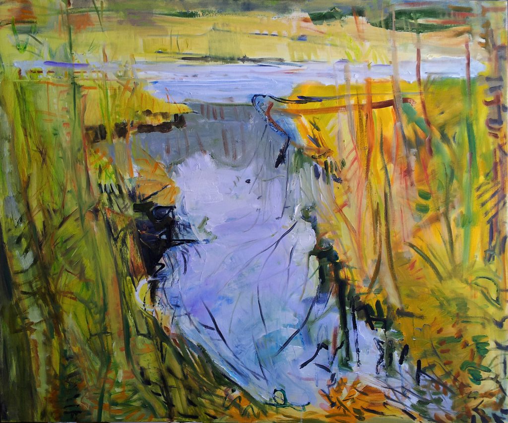 Ash Swamp, painting by Ann Quackenbos